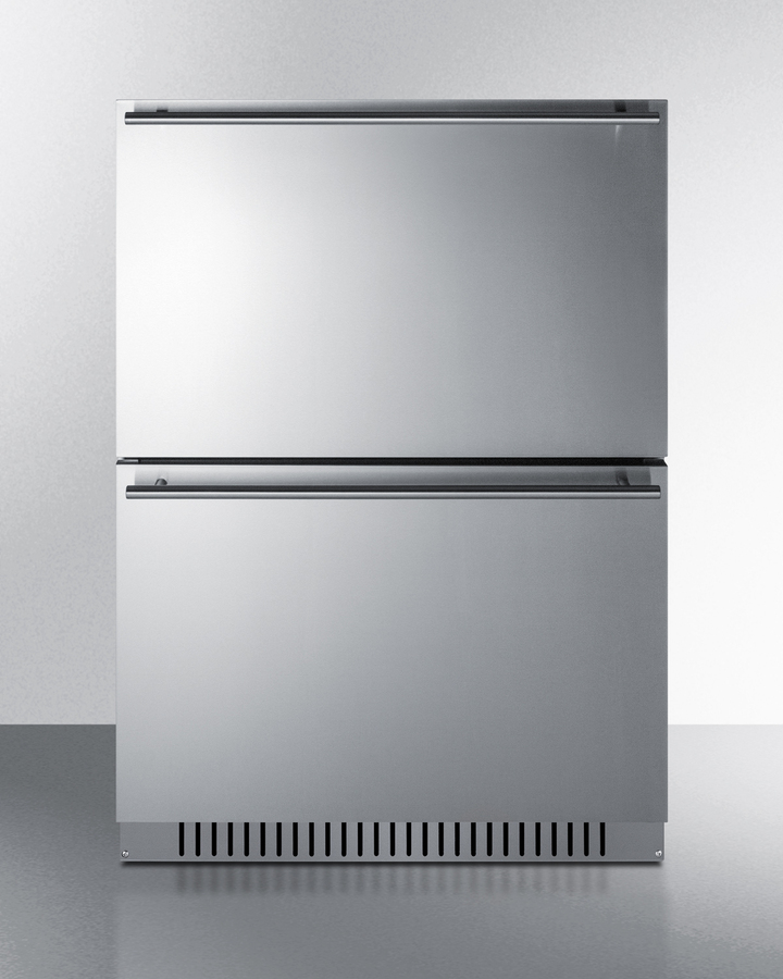 24" Wide 2-Drawer All-Refrigerator, ADA Compliant ADRD241CSS