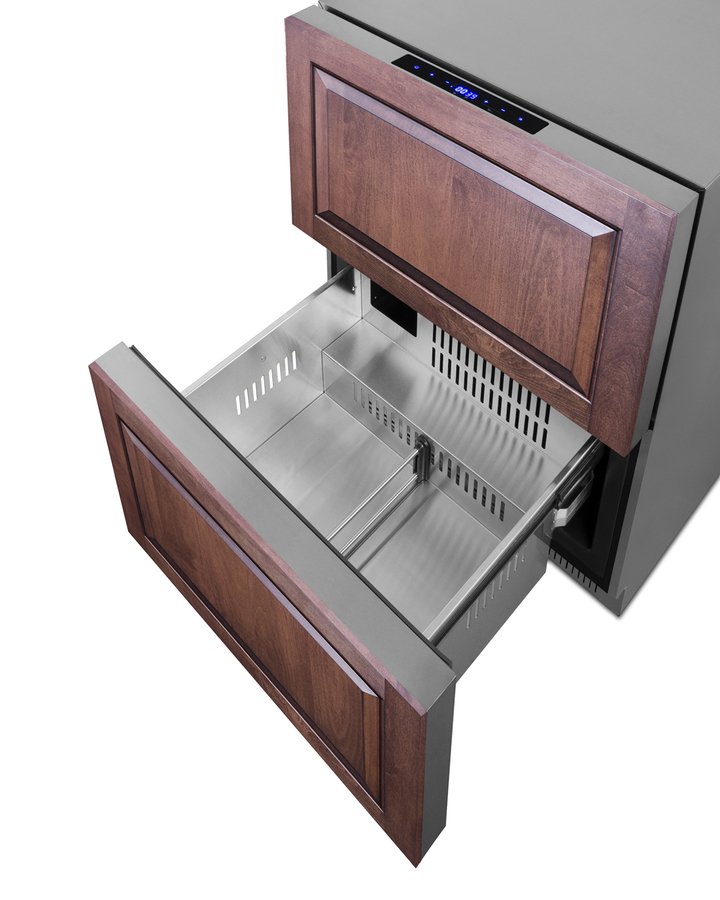 24" Wide 2-Drawer Refrigerator-Freezer, ADA Compliant ADRF244CSS