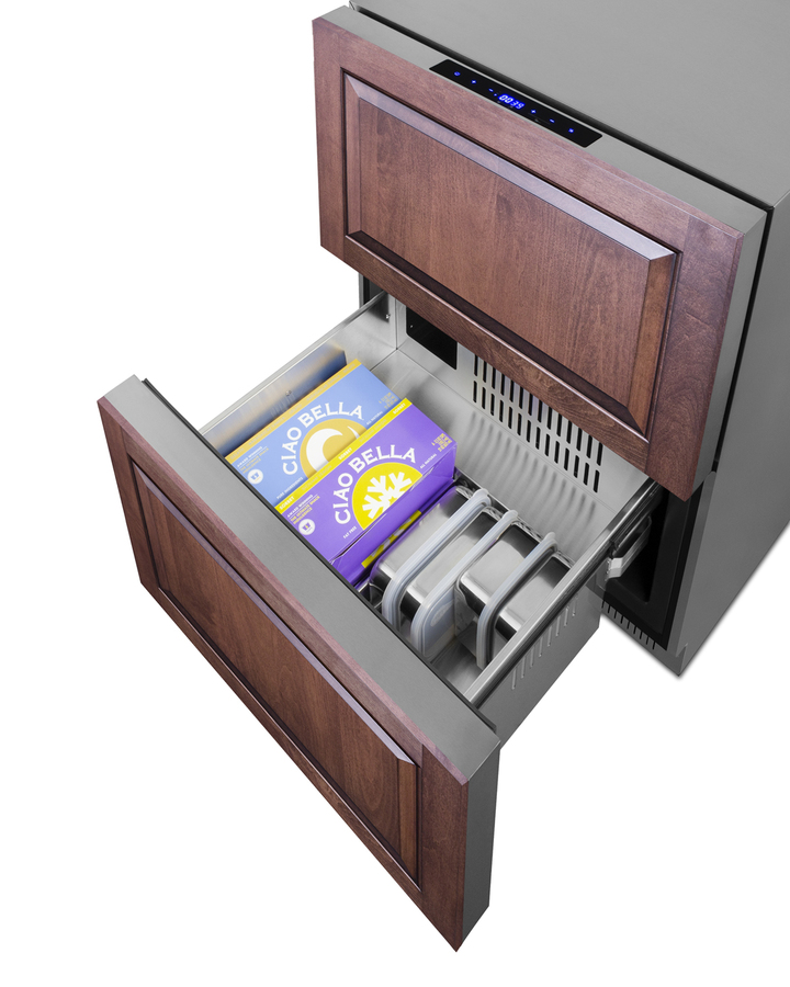 24" Wide 2-Drawer Refrigerator-Freezer, ADA Compliant ADRF244CSS