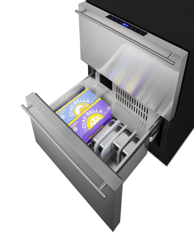 24" Wide Outdoor 2-Drawer Refrigerator-Freezer, ADA Compliant view 12