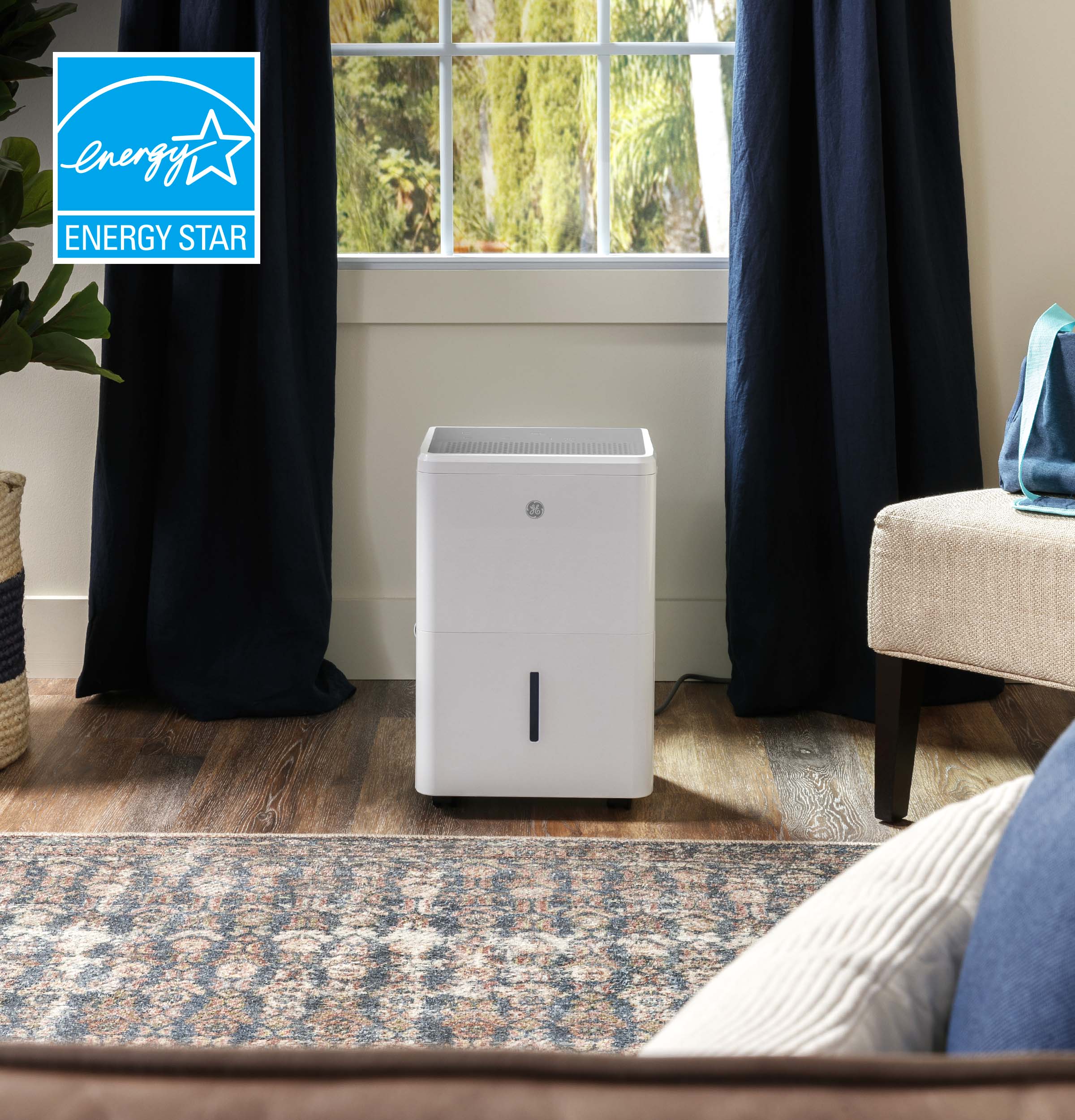 35 Pint Portable Dehumidifier with Smart Dry for Very Damp Spaces view 3