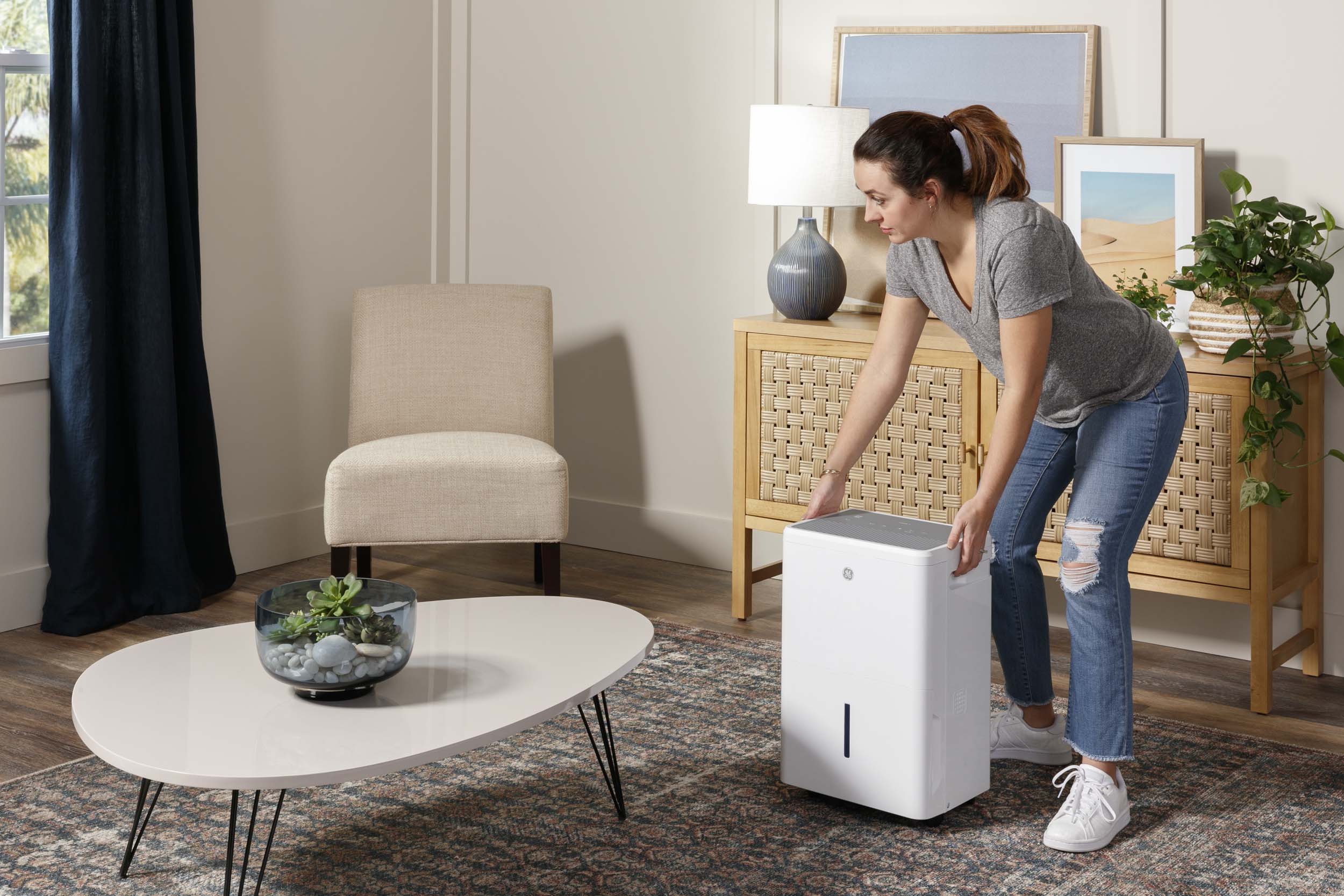 35 Pint Portable Dehumidifier with Smart Dry for Very Damp Spaces view 5