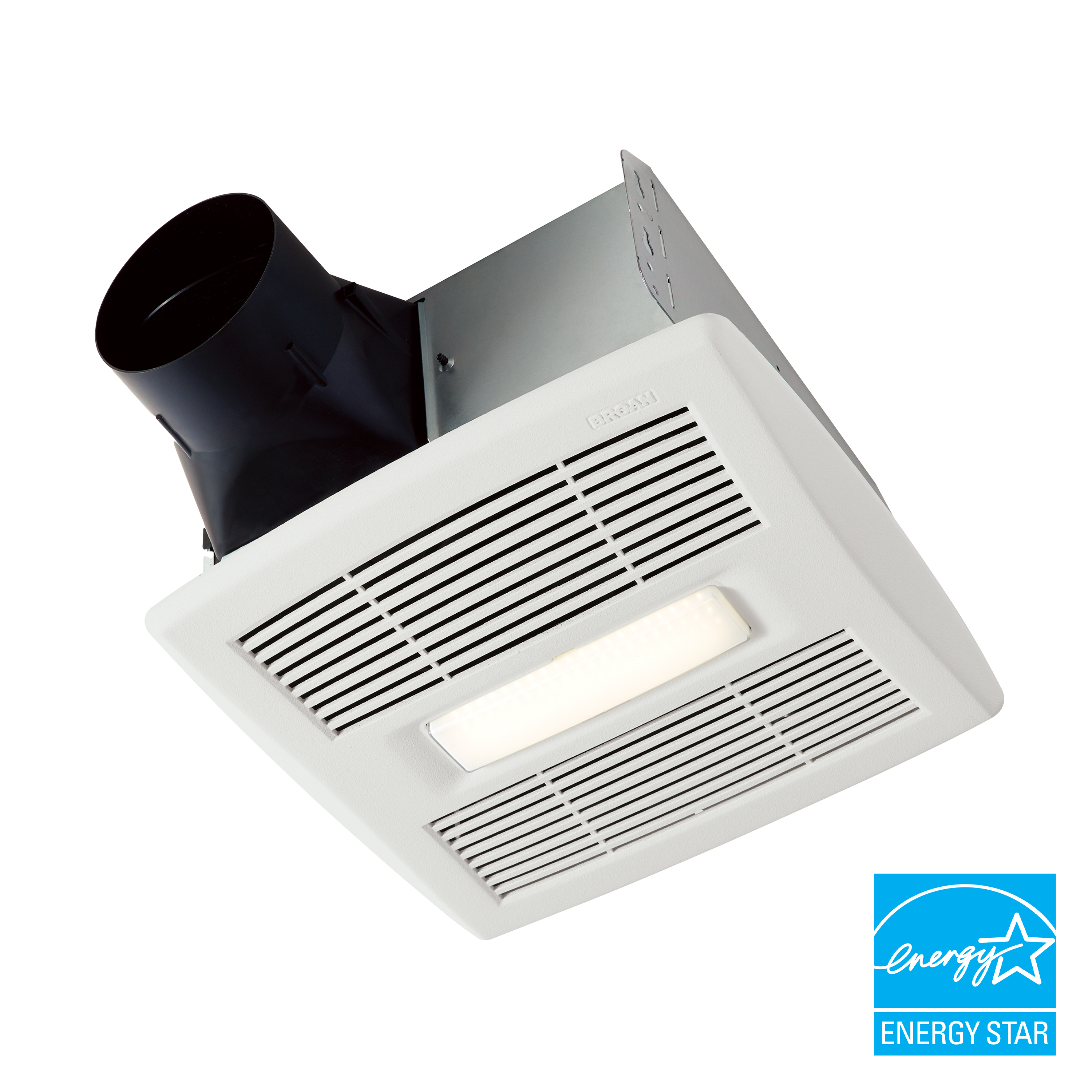 Bathroom Exhaust Fan w/ LED Light, 50-110 CFM AE50110DCL
