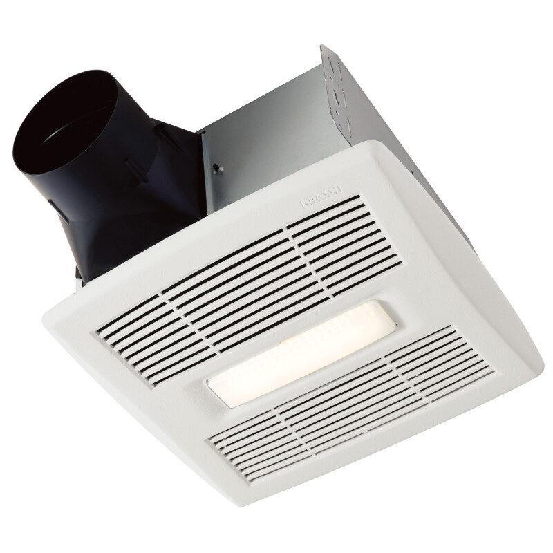 Bathroom Exhaust Fan w/ LED Light, 50-110 CFM AE50110DCL