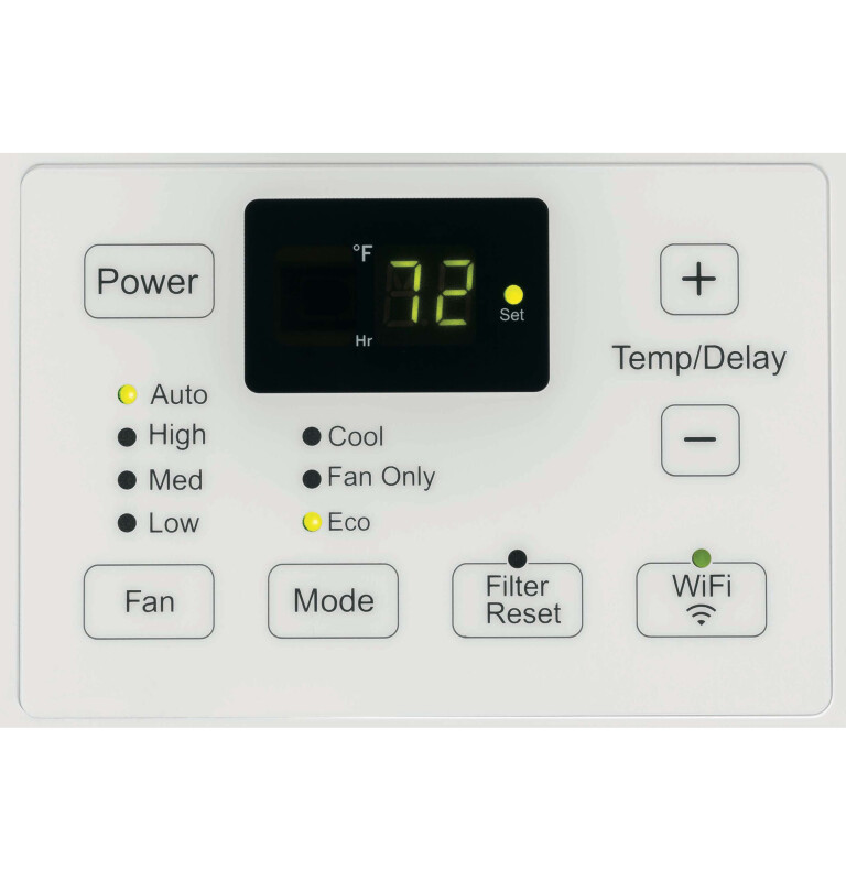 10,000 BTU Smart Electronic Window Air Conditioner for Medium Rooms up to 450 sq. ft. AEC10AY