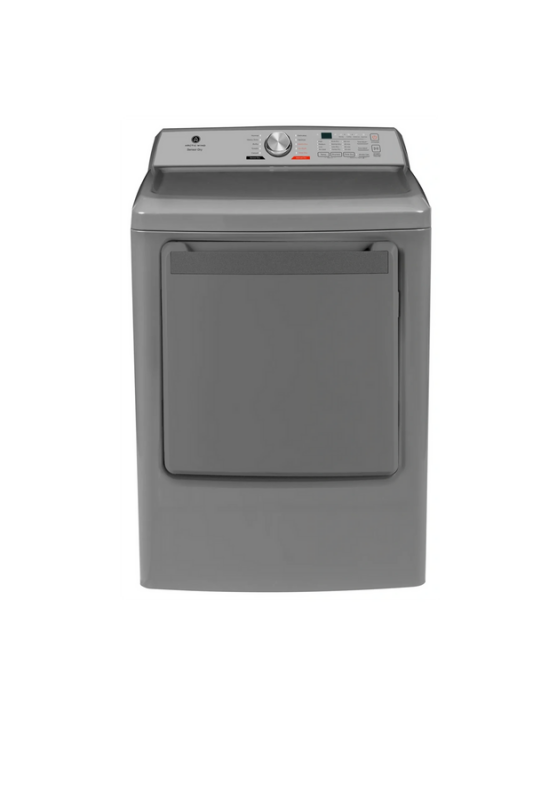 Gray Bigger Door 7.0 Cu. Ft. Electric or Gas Tumble Dryer AEDG70U