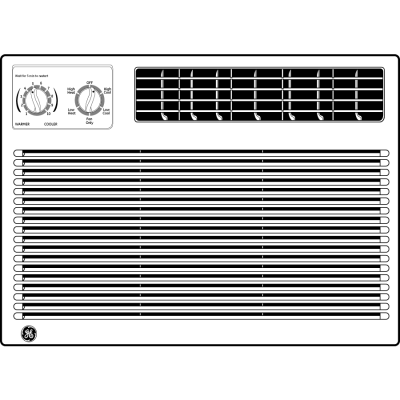 230 Volt Heat/Cool Room Air Conditioner AEE12DK, product image 2 of 2