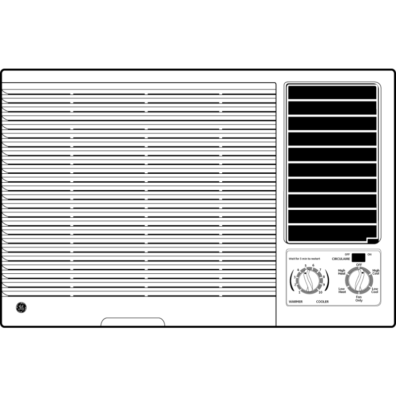 230 Volt Heat/Cool Room Air Conditioner AEE18DK, product image 2 of 2