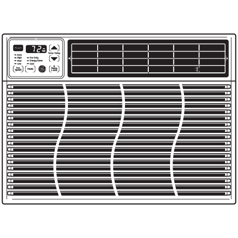 115 Volt Electronic Room Air Conditioner AEM08LQ