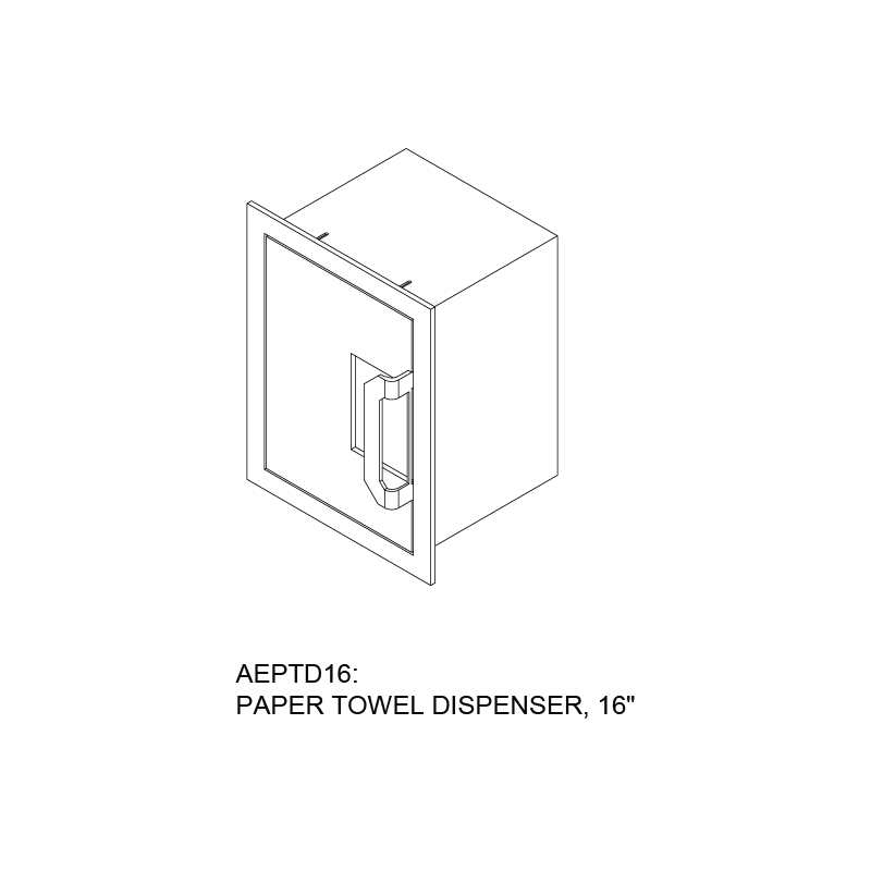 Aspire Paper Towel Dispenser AEPTD16YW