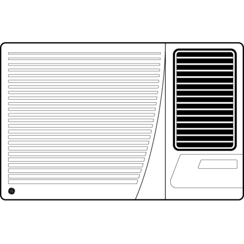 230 Volt Electronic Room Air Conditioner AEQ24DK, product image 2 of 2