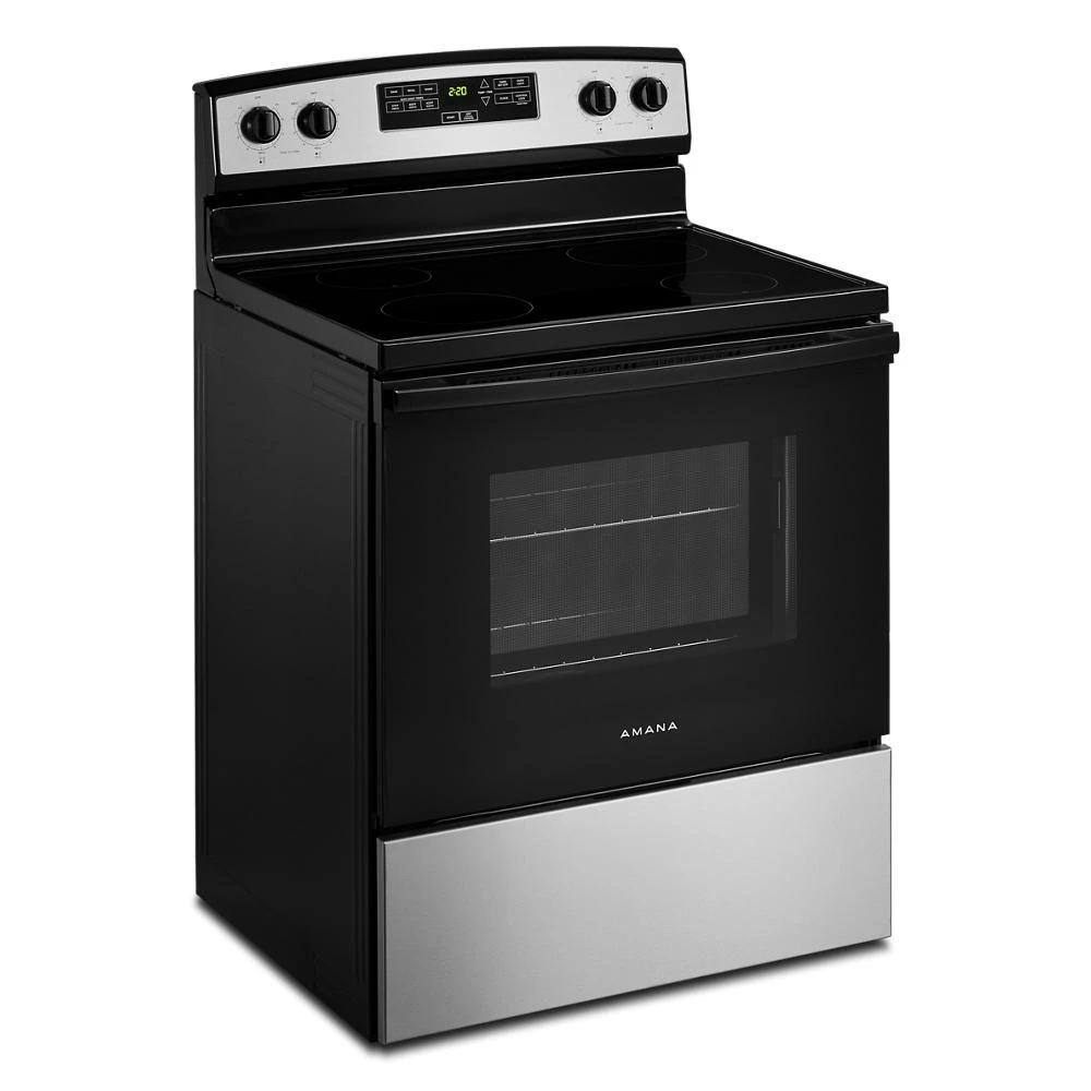 30-inch Electric Range with Extra-Large Oven Window view 3