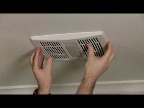 Roomside CleanCover 80 CFM 0.7 Sone Exhaust Fan with LED Light AER80LK