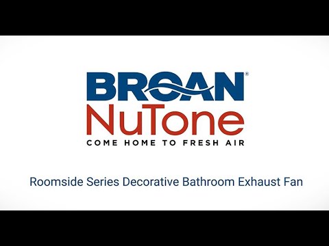 80 CFM Decorative Exhaust Fan with Round Flat Panel LED Light AER80LWH