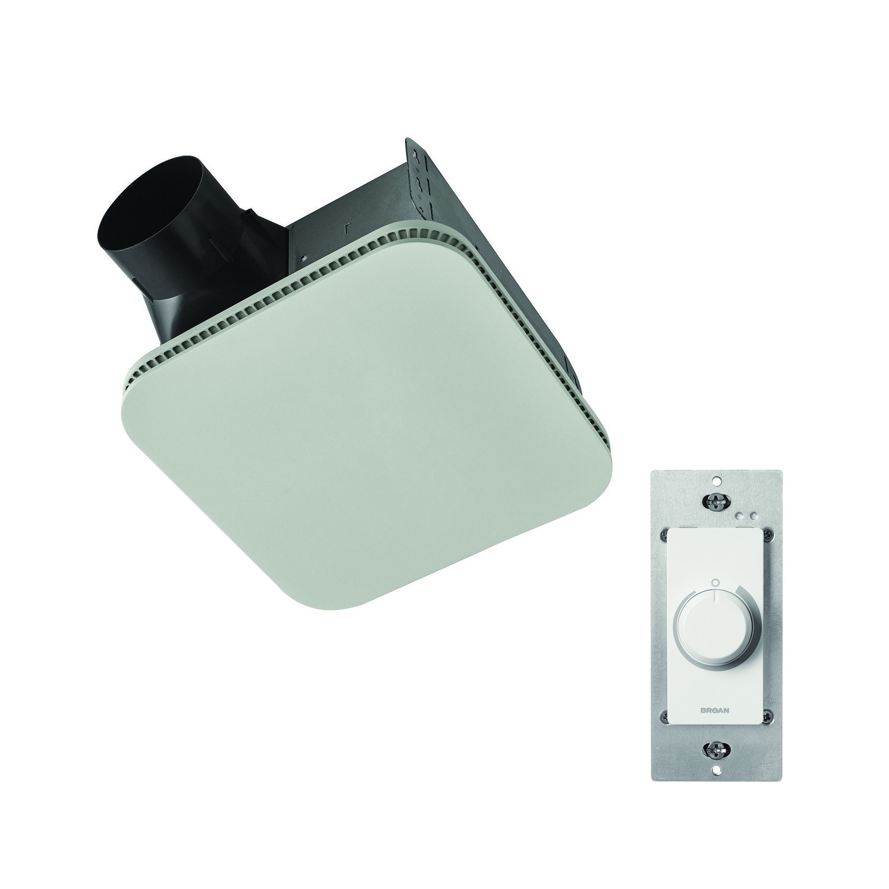 NuTone Roomside 110 CFM, 1 Sone Fan, CleanCover with Infinitely Adjustable Speed Control Switch AERN110KA