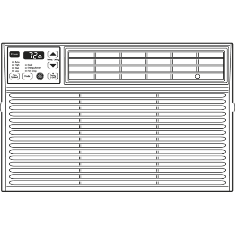 115 Volt Electronic Room Air Conditioner AEZ12AP