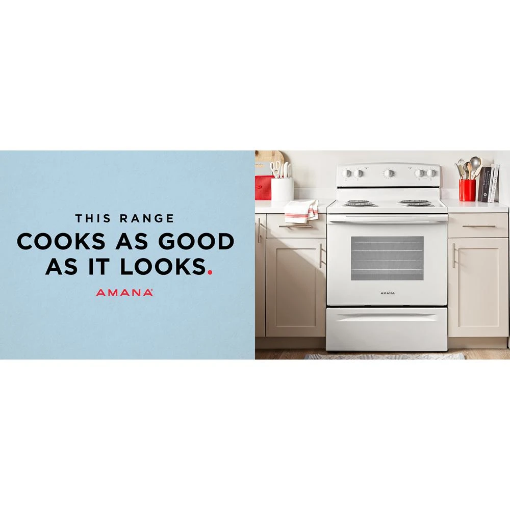 Amana® 30-inch Electric Range With Extra-large Oven Window view 13