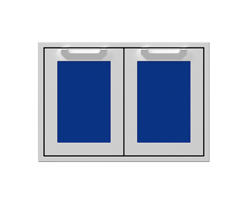 Double Access Doors, with Marquise accent panel AGAD30BU