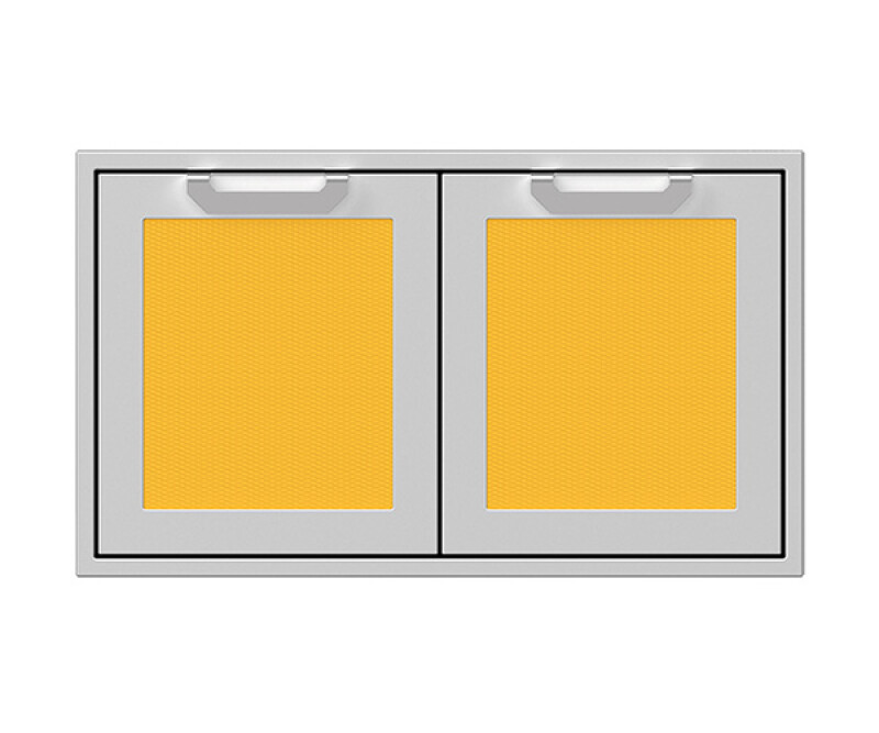 Double Access Doors, with Marquise accent panel AGAD36YW