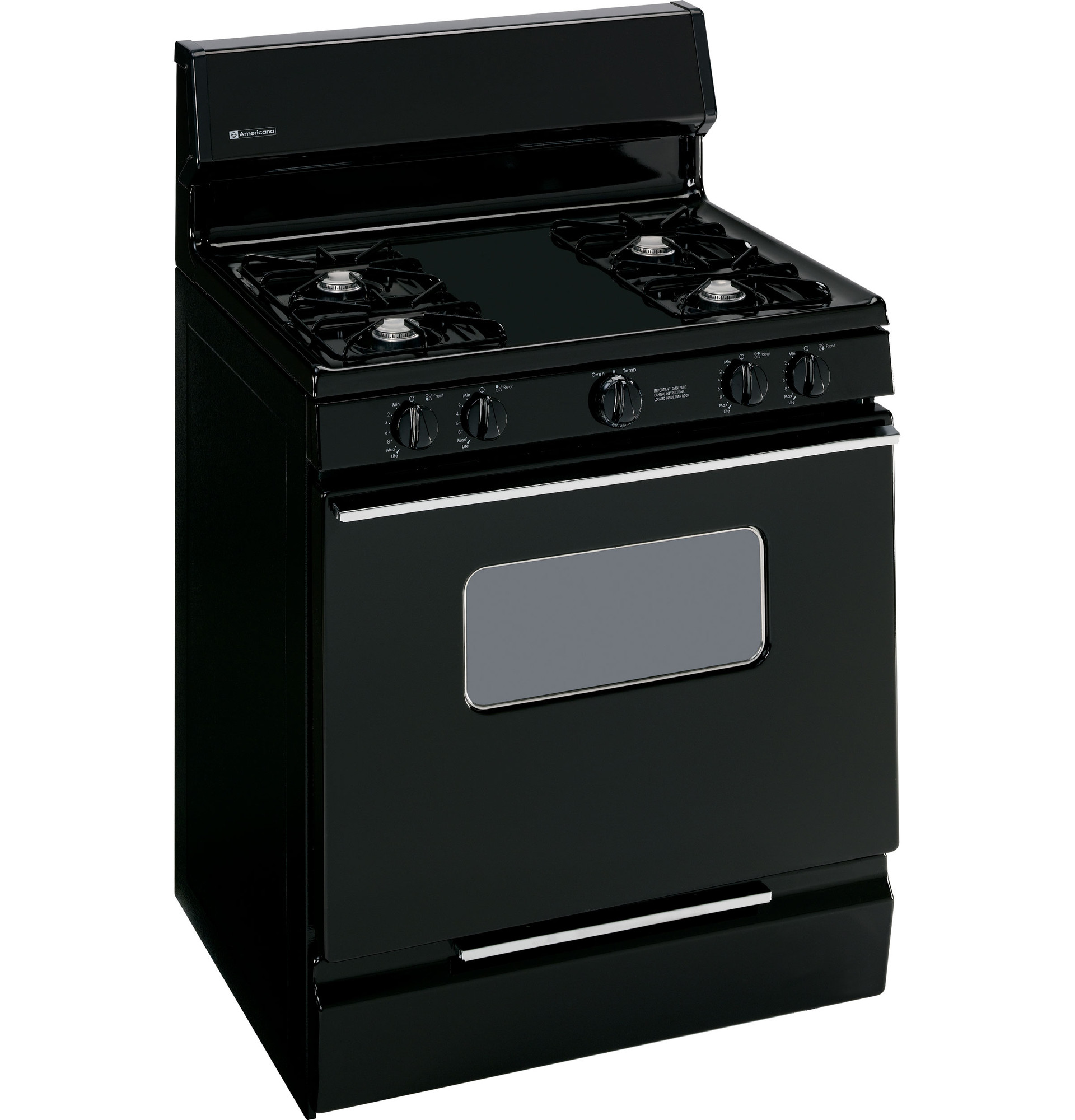 Americana 30" Free-Standing Gas Range AGBS300PKBB
