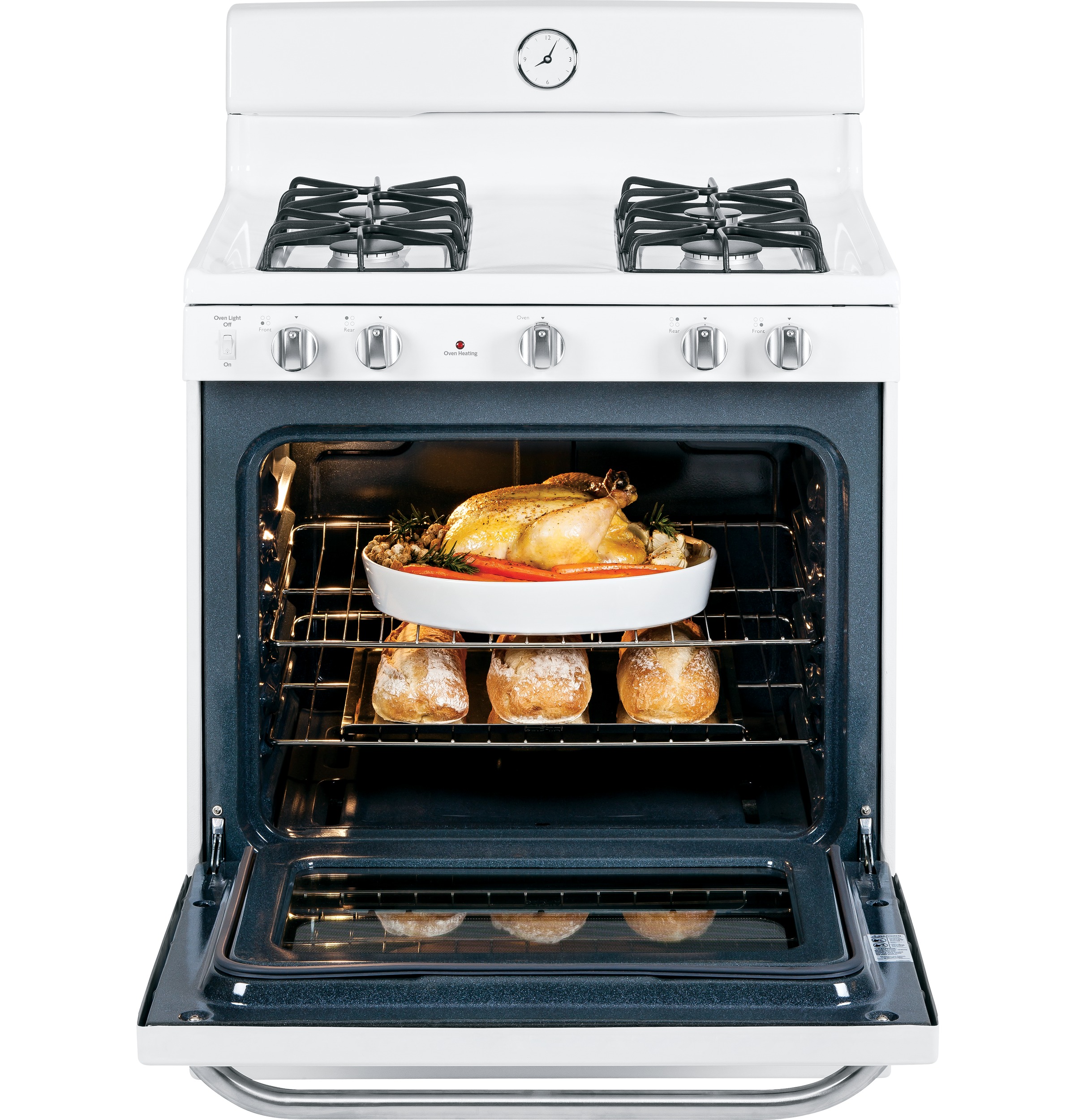 Artistry Series 30" Free-Standing Gas Range AGBS45DEFWS, product image 3 of 12