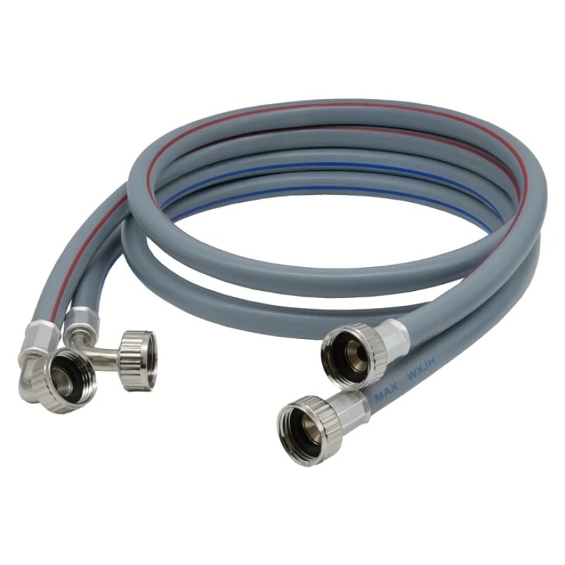Accessories 4.9 Ft. Universal Rubber Washing Machine Hose With Elbow (2-pack) AGF04127475