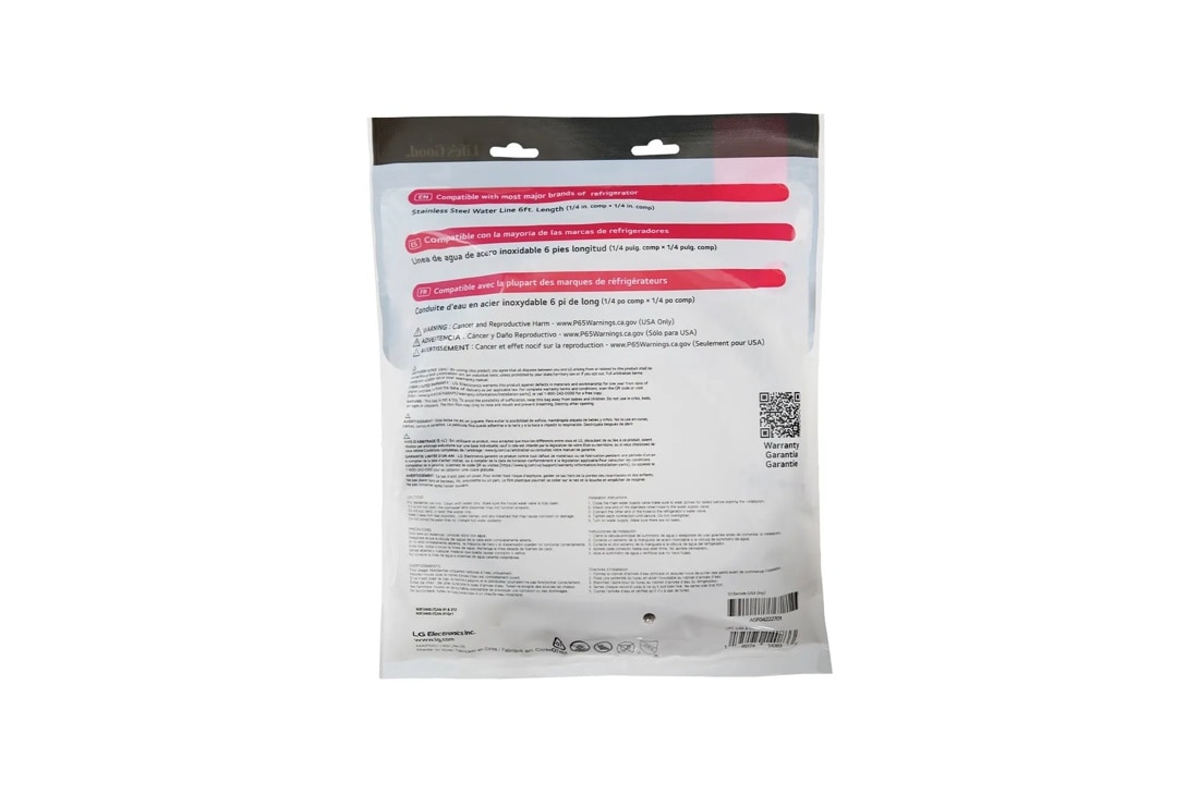 Accessories Universal 6ft Stainless Steel Refrigerator Water Line AGF04222701