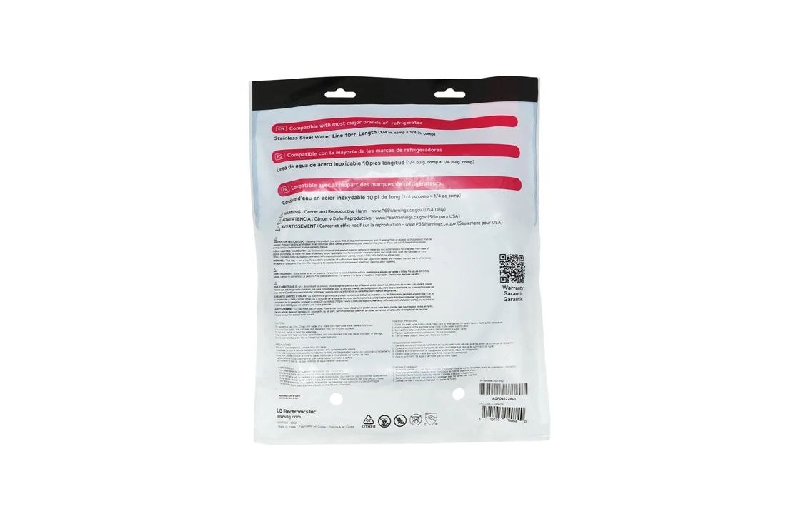 Accessories Universal 10ft Stainless Steel Refrigerator Water Line AGF04222801