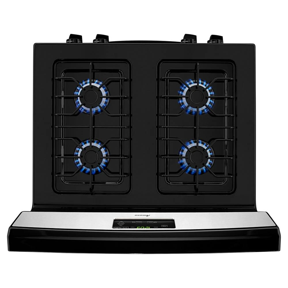 30" Gas Range with Easy Touch Electronic Controls AGR5330BAS, product image 2 of 11