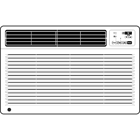 115 Volt Electronic Room Air Conditioner AGW10AK, product image 2 of 2