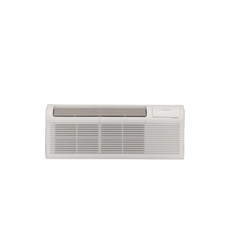 Hotpoint PTAC Heat Pump Unit with Electric Heat Backup 20 amps, 230/208 Volt White AH11H09D3B Picture 1