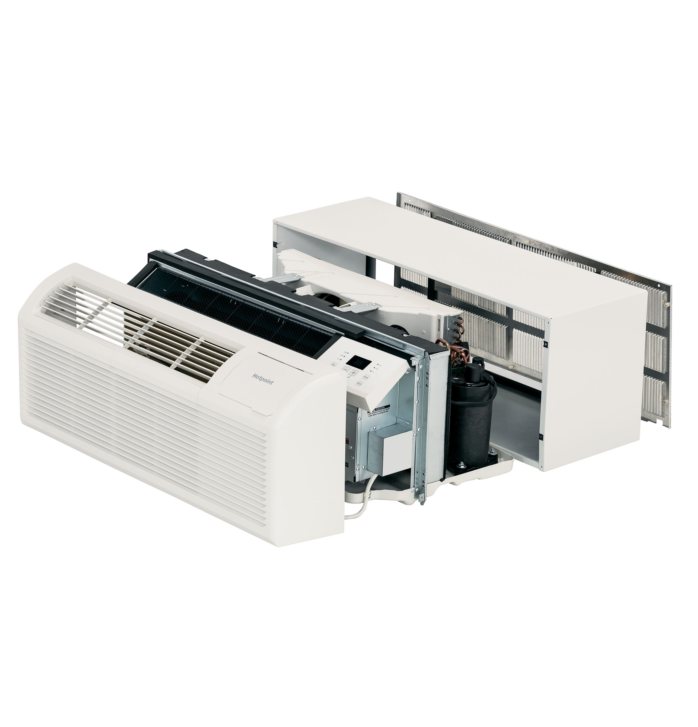 Hotpoint® PTAC Heat Pump Unit with Electric Heat Backup 12,000 BTU, 30 amps, 230/208 Volt AH11H12D5B
