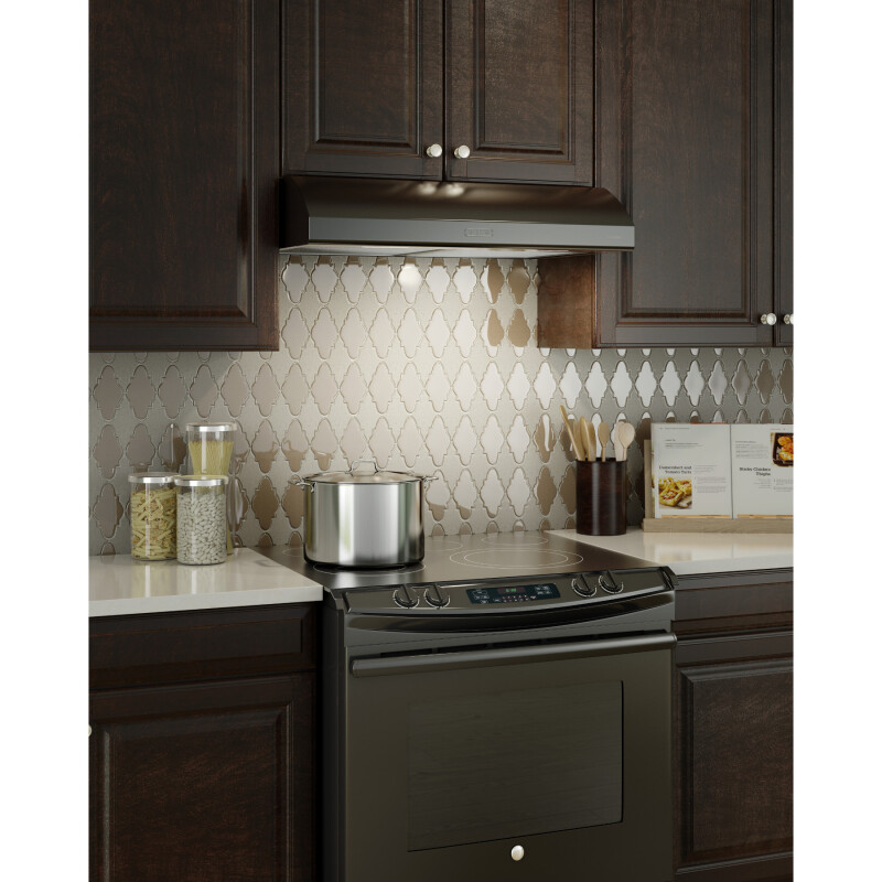 NuTone 30-Inch Convertible Under-Cabinet Range Hood, 300 CFM AHDA130BL
