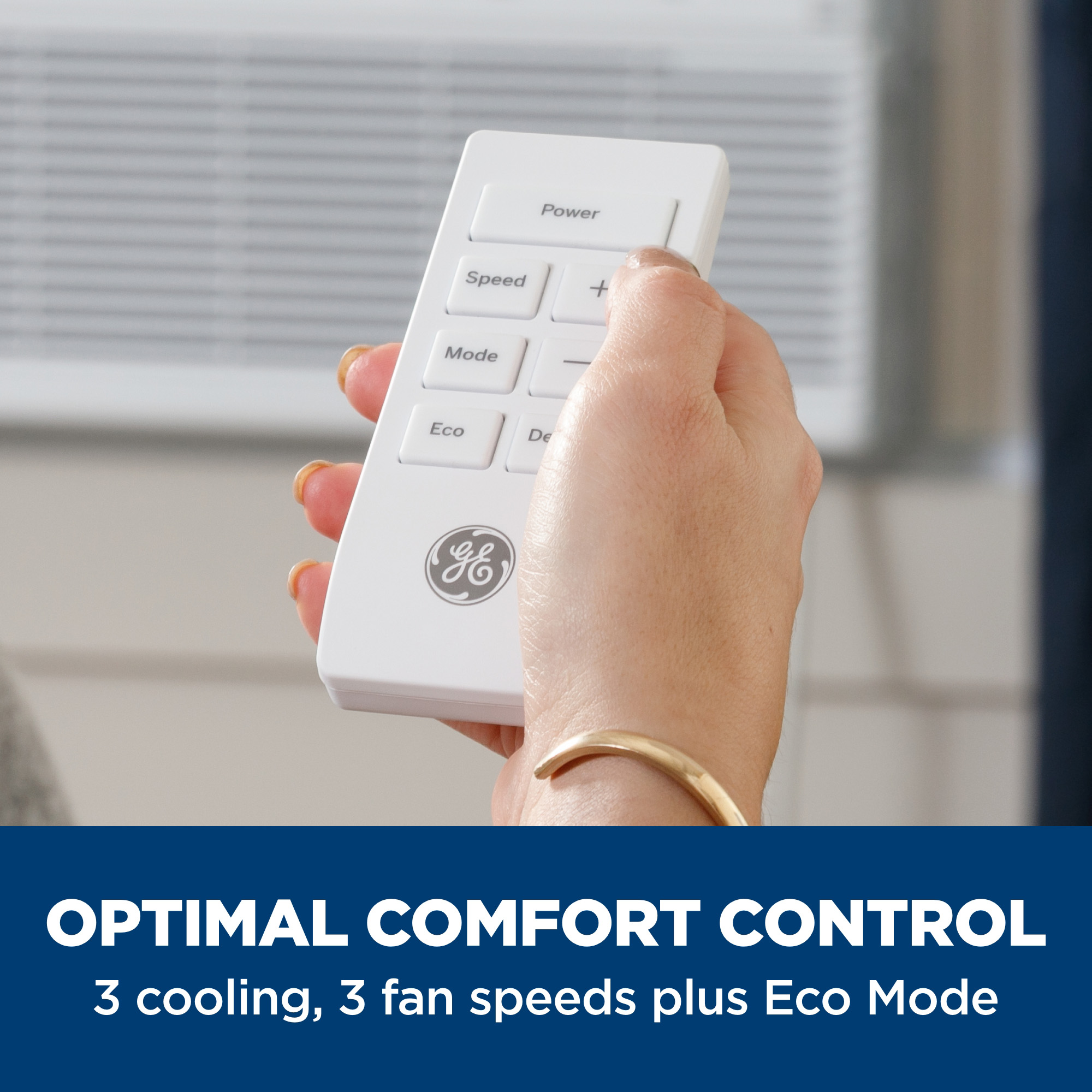 8,000 BTU Smart Electronic Window Air Conditioner for Medium Rooms up to 350 sq. ft. AHEK08AC