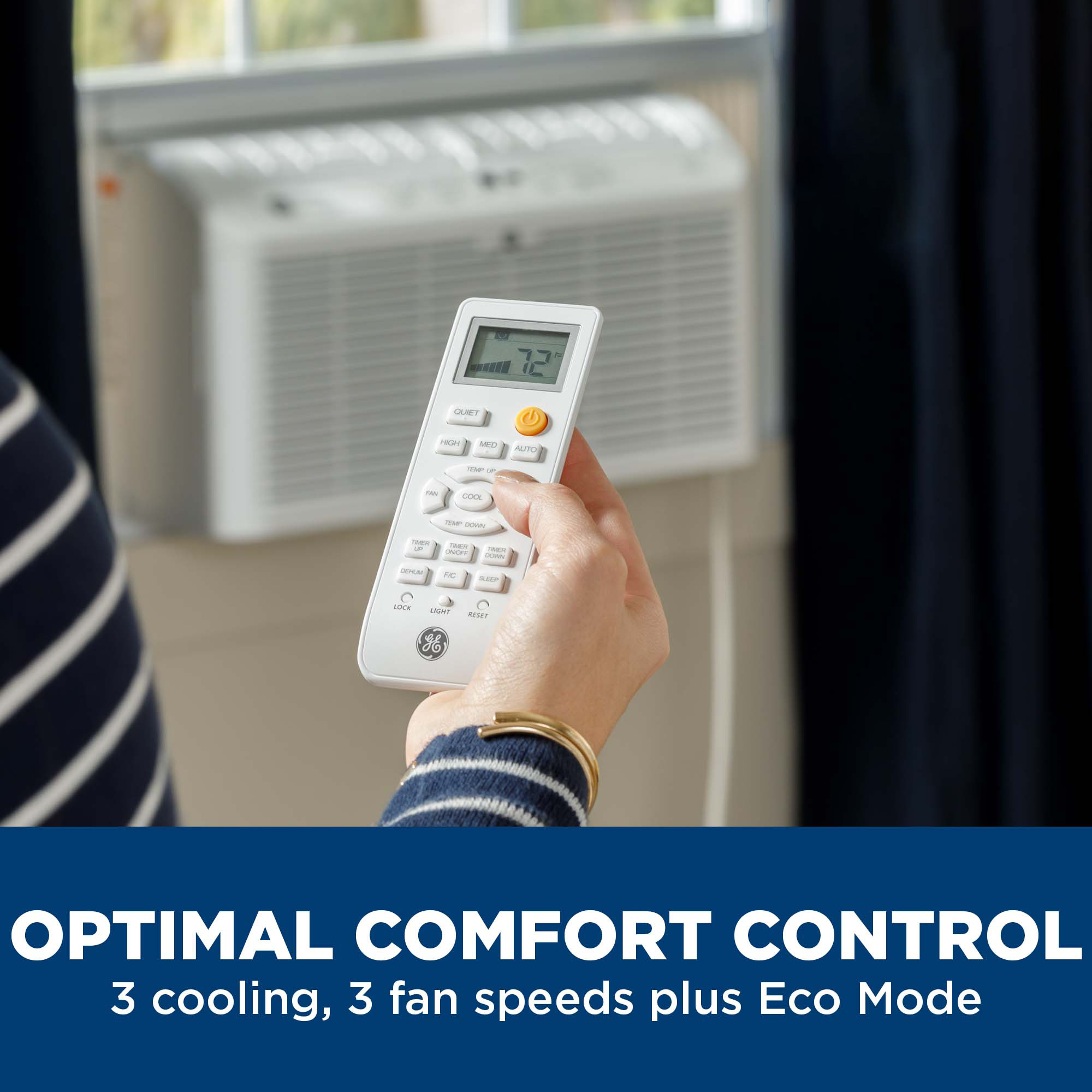 6,200 BTU Ultra Quiet Window Air Conditioner for Small Rooms up to 250 sq. ft. AHEL06BB