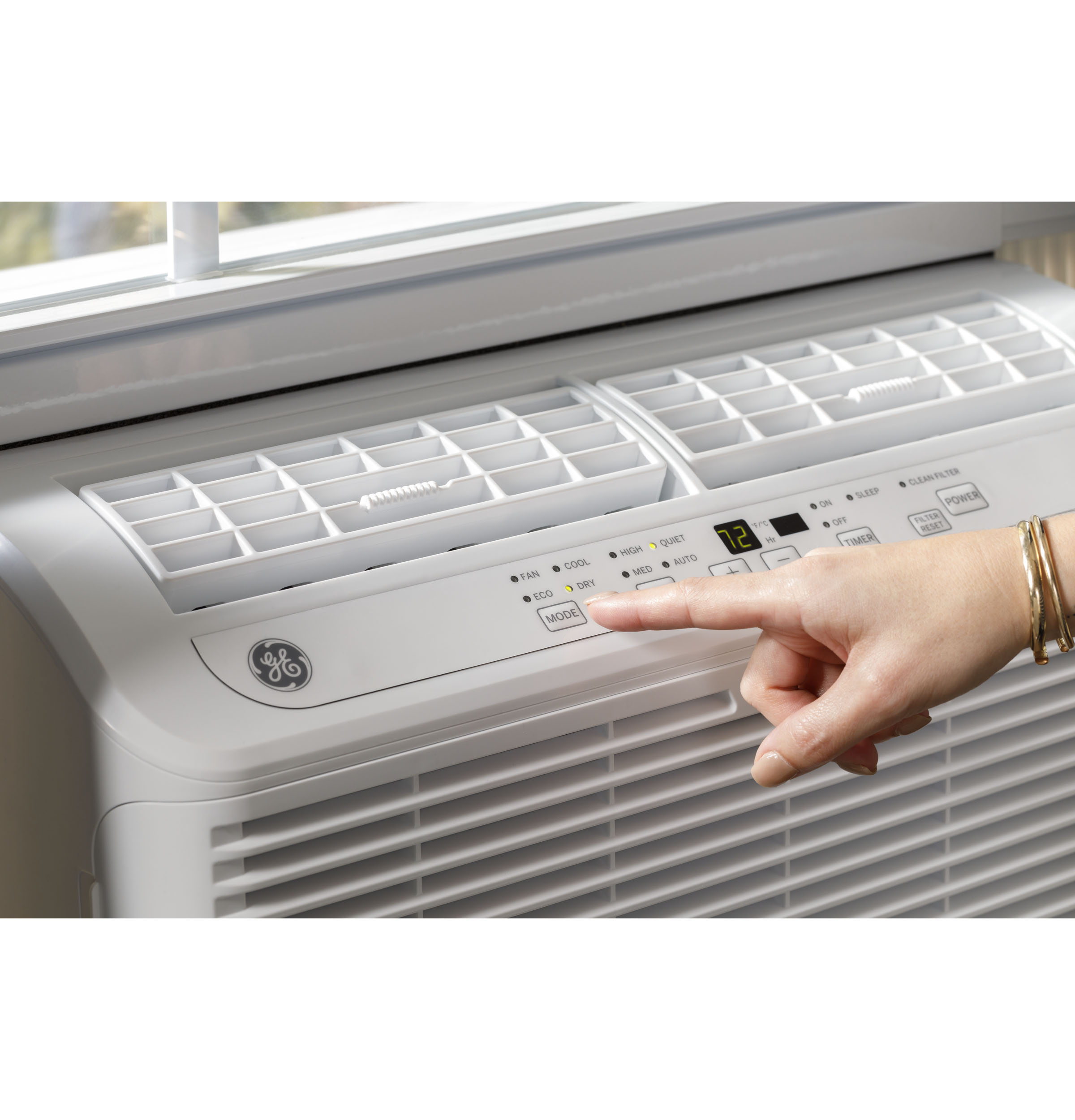 6,200 BTU Ultra Quiet Window Air Conditioner for Small Rooms up to 250 sq. ft. AHEL06BB