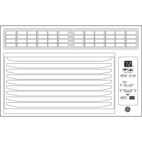 115 Volt Electronic Room Air Conditioner AHH06LQ, product image 2 of 2