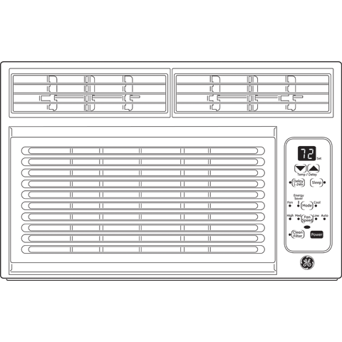 115 Volt Electronic Room Air Conditioner AHH10AP, product image 3 of 3