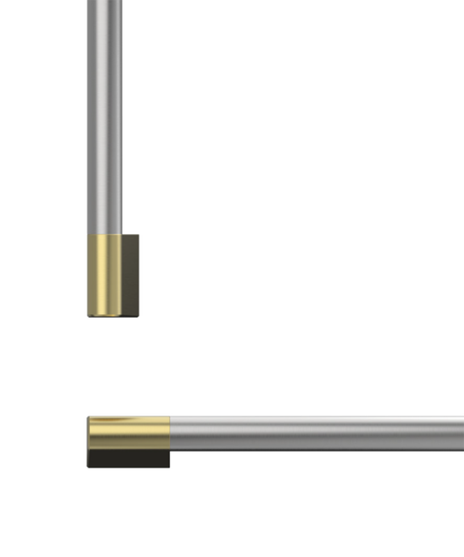 Professional Round Flush Handle Kit for Integrated Refrigerator Freezer, 30" AHP3RD3084WBA