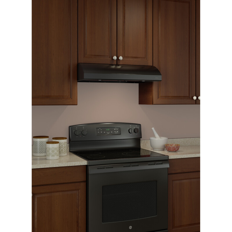 NuTone 30-Inch Convertible Under-Cabinet Range Hood, 250 CFM AHSA130BL