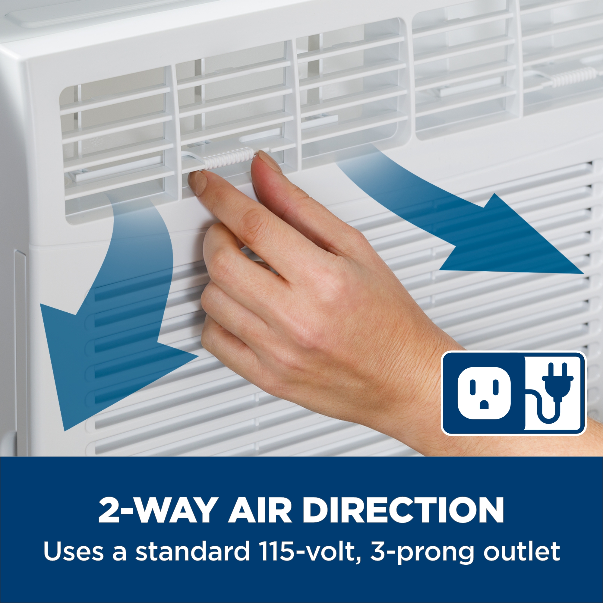 6,000 BTU Electronic Window Air Conditioner for Small Rooms up to 250 sq ft. AHSE06CA