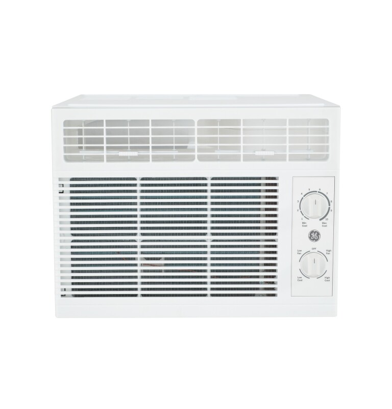 GE 5,000 BTU Mechanical Window Air Conditioner for Small Rooms up to 150 sq ft. White AHT05LZ Picture 1