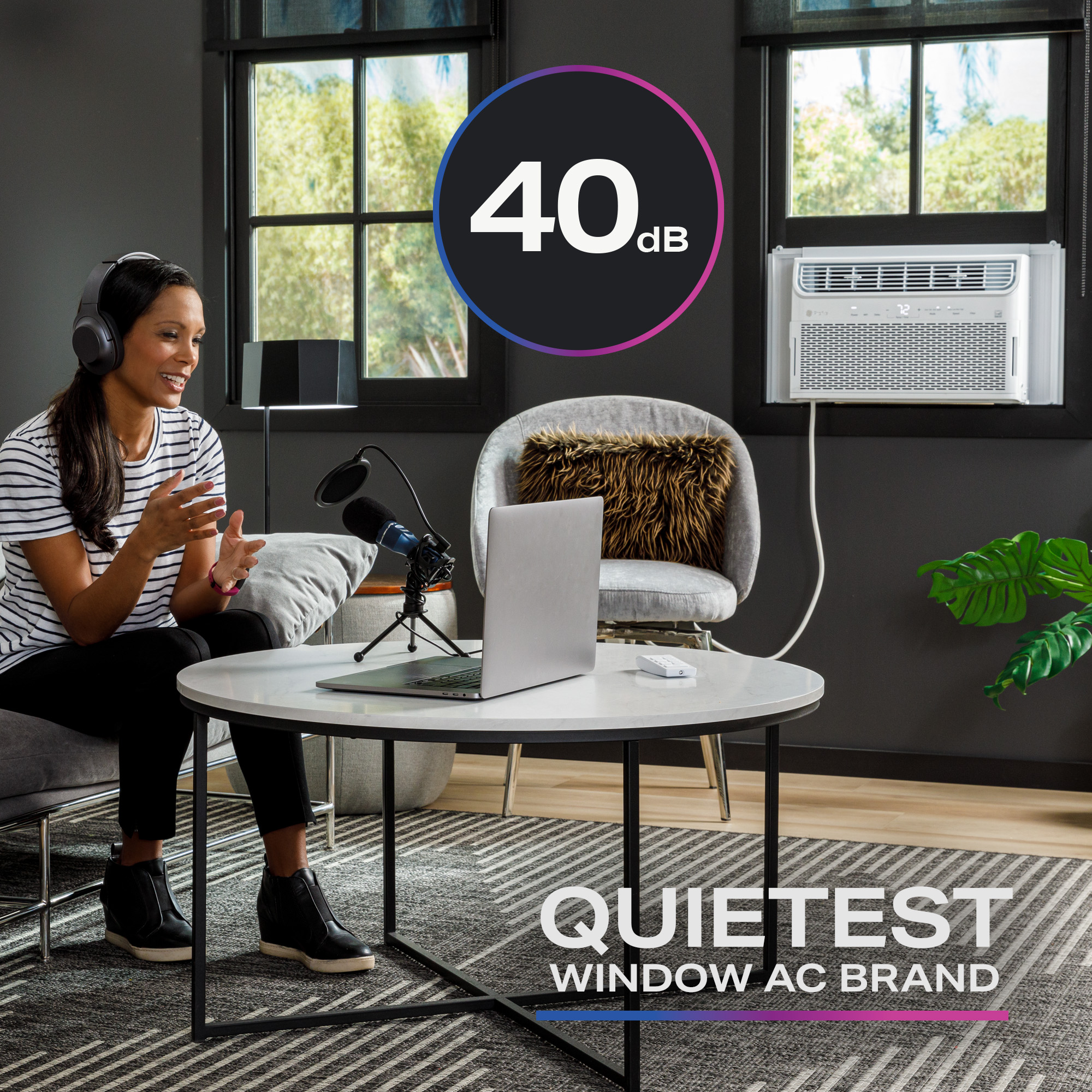 10,100 BTU Inverter Smart Ultra Quiet Window Air Conditioner for Medium Rooms up to 450 sq. ft. view 4