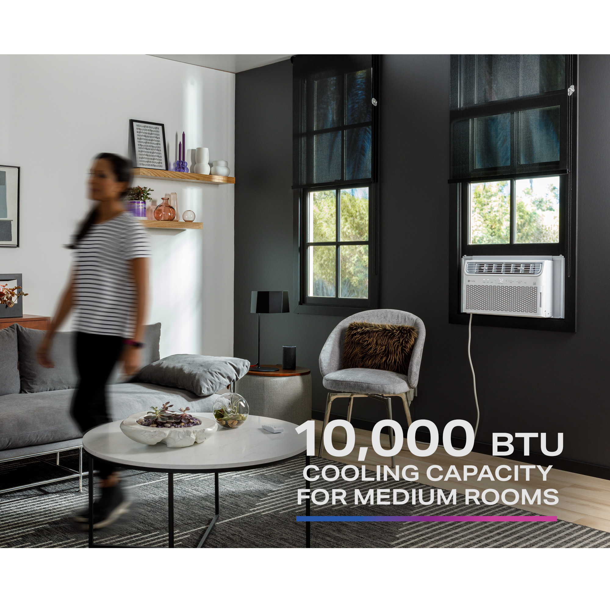 10,100 BTU Inverter Smart Ultra Quiet Window Air Conditioner for Medium Rooms up to 450 sq. ft. view 5