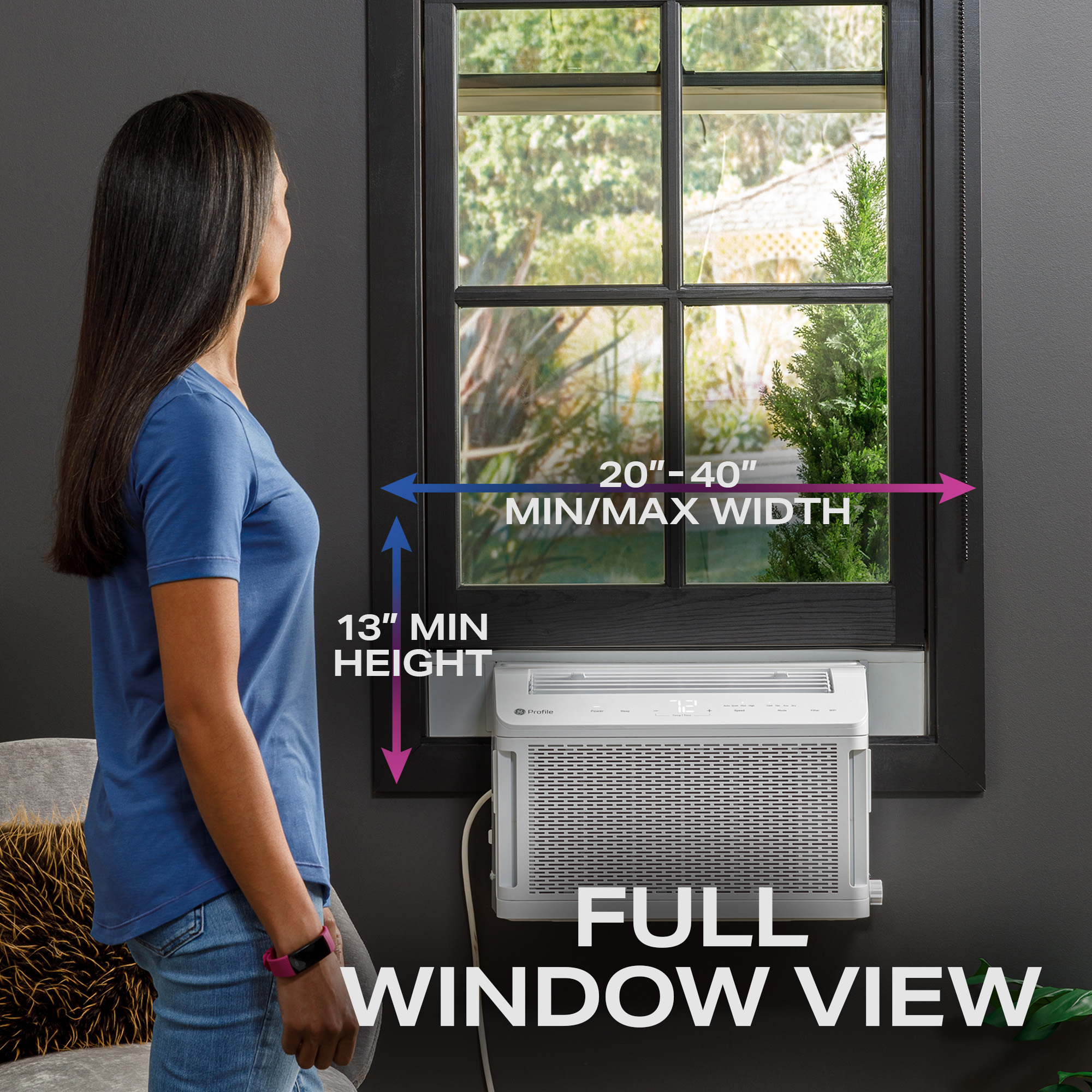 ClearView 6,100 BTU Smart Ultra Quiet Window Air Conditioner for Small Rooms up to 250 sq. ft. view 20
