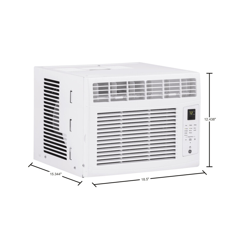 5,000 BTU Electronic Window Air Conditioner for Small Rooms up to 150 sq ft. in White size 12 9/16 H x 16 7/16 W x 15 D AHW05LZ, product image 18 of 20