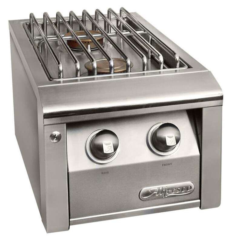Cart-Mounted Dual Side Burner AIPGSB2C