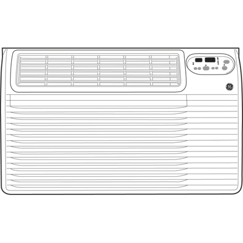 GE115 Volt Built-In Room Air Cool Unit AJCQ12ACD