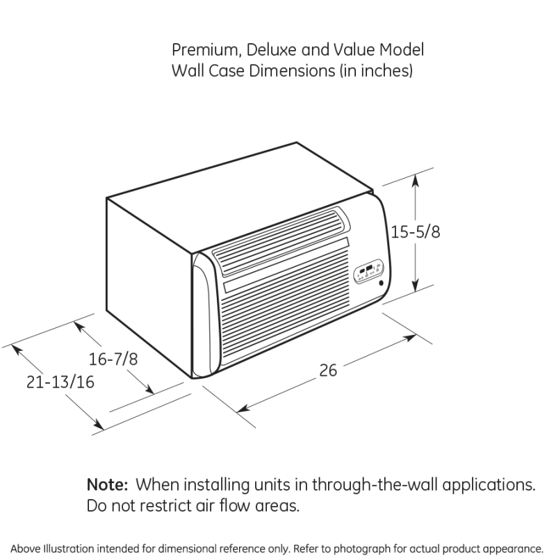 230/208 Volt Built-In Heat/Cool Room Air Conditioner AJEM12DCE