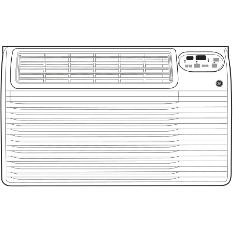 230/208 Volt Built-In Heat/Cool Room Air Conditioner AJEQ09DCF